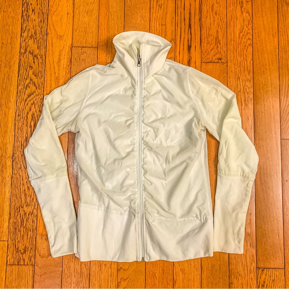 VTG Lululemon Reversible Vintage Globe Trot Jacket White Medium
